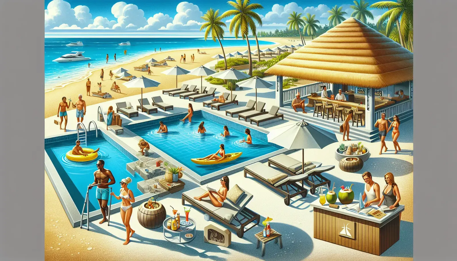 Tengerparti Üdülőhely Pihenés