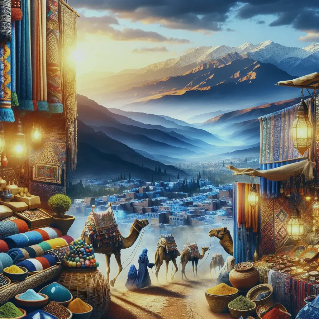 Moroccan Palette: A Colorful Voyage Through Markets and Mountains